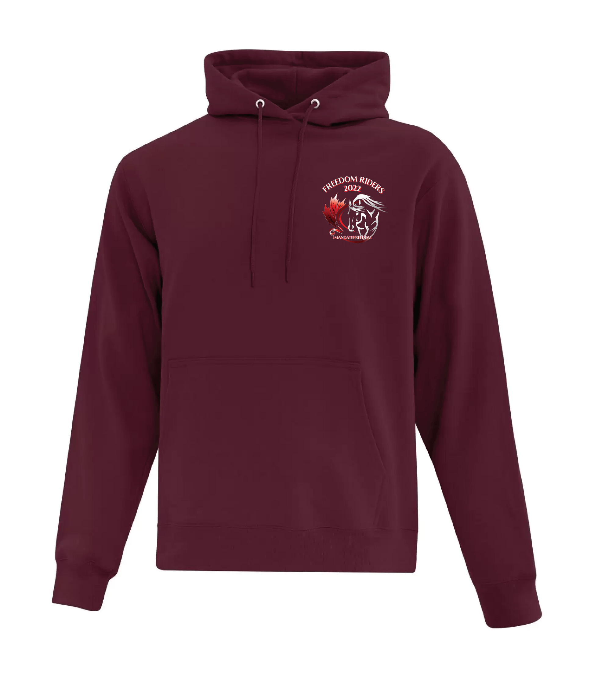 Freedom Rider Classic Hoodie Maroon