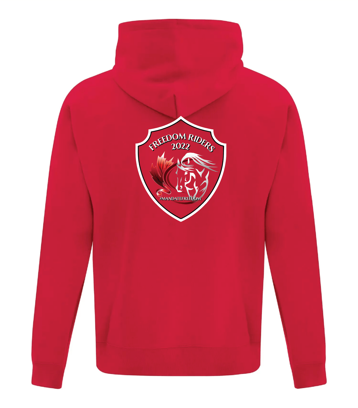 Freedom Rider Classic Hoodie Red back